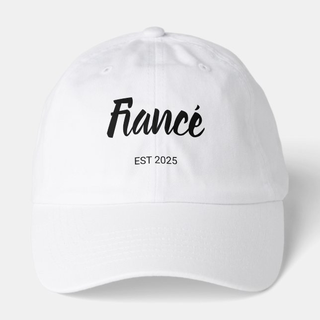 Fiance Custom Bride, Fiance Gift Hat (Front)