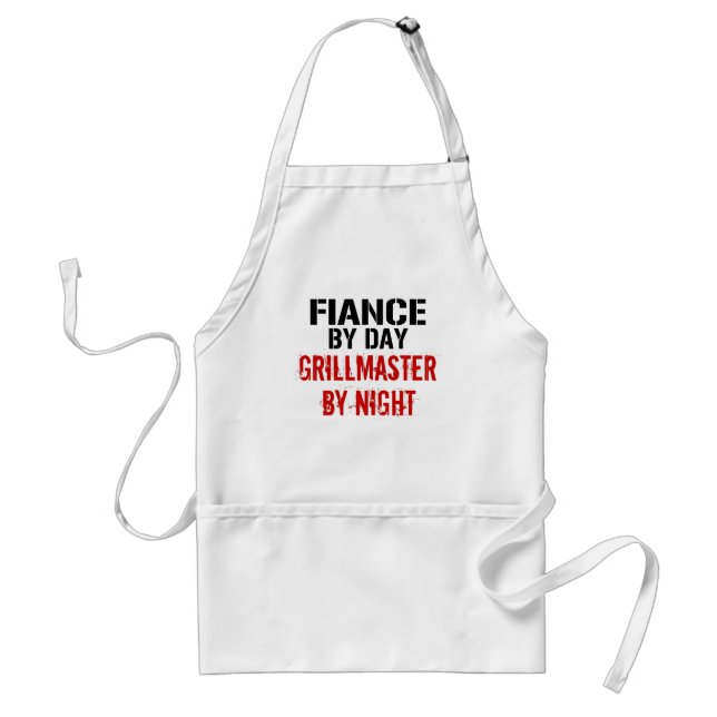 Fiance Grillmaster Adult Apron (Front)