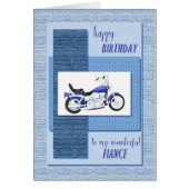Fiance, motor bike birthday (Front)