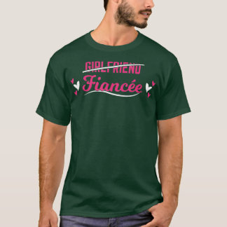 Fiancee Wife Gifts Engaged Just Married Wedding T-Shirt