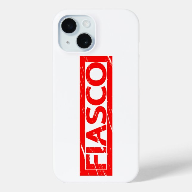 Fiasco Stamp Case-Mate iPhone Case (Back)