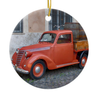 Fiat 1100 Pickup Ceramic Ornament
