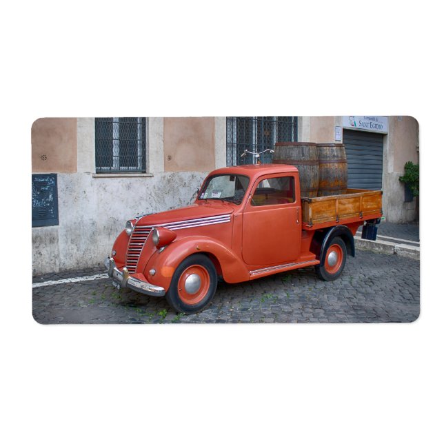 Fiat 1100 Pickup Label (Front)