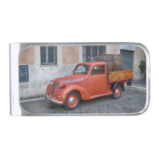 Fiat 1100 Pickup Silver Finish Money Clip