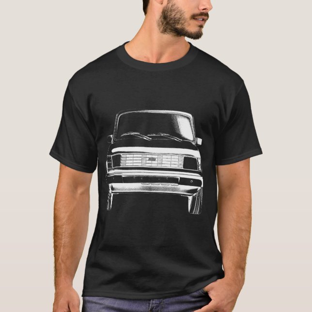 Fiat 147 black color T-Shirt (Front)