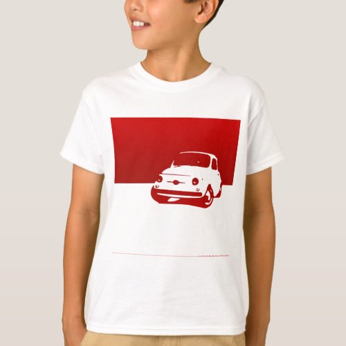 Fiat 500 1959 _ Red on light shirts