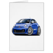 Fiat 500 Abarth Blue Car (Front)