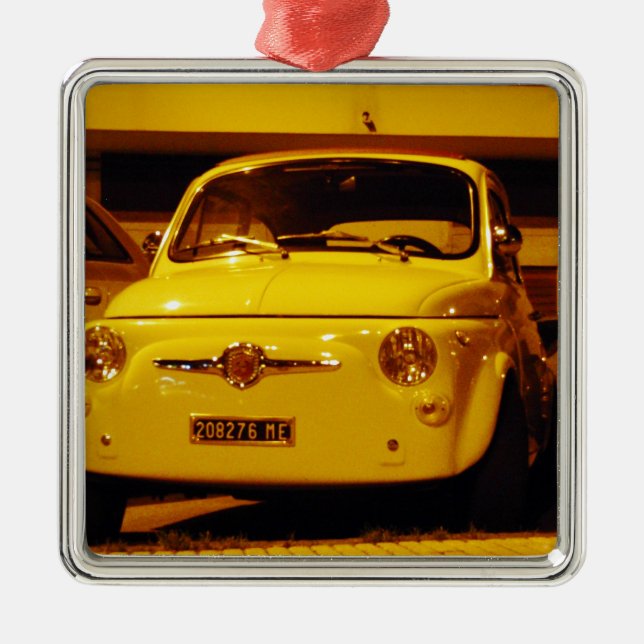 Fiat 500 Abarth. Metal Ornament (Front)
