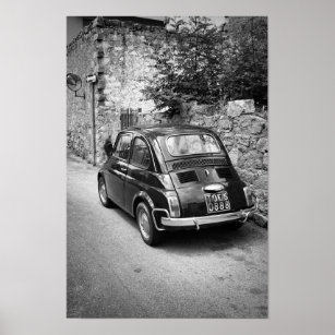 Vintage Fiat 500 Posters Prints Zazzle