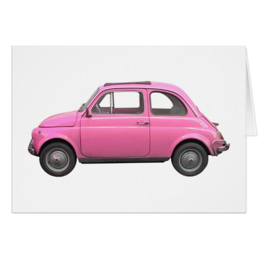 Fiat 500 cards (Front Horizontal)