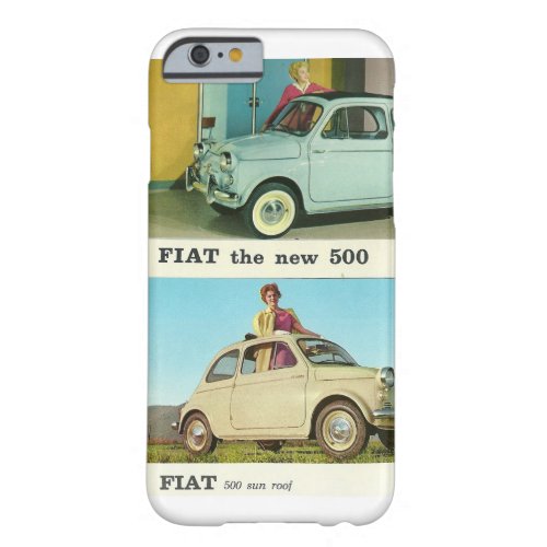Fiat 500 Cinquecento car in Italy iPhone 6 Case