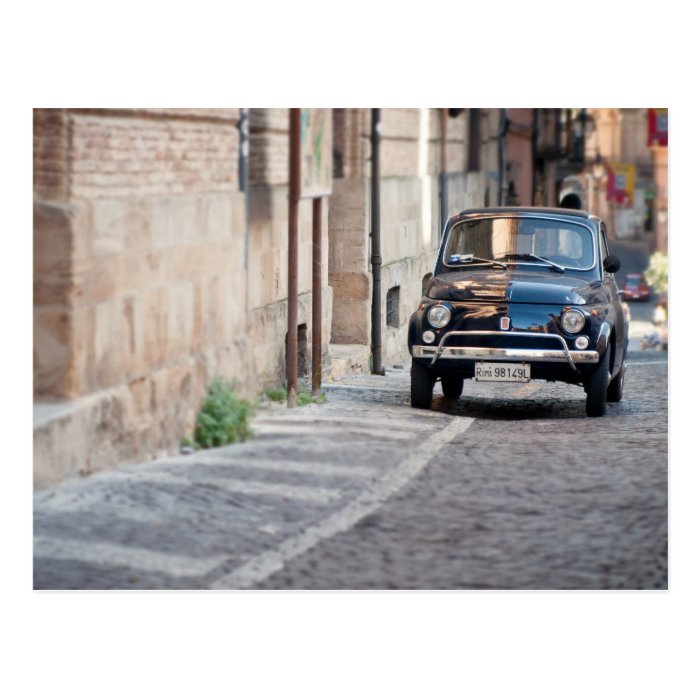 Fiat 500, Cinquecento in Italy Post Cards