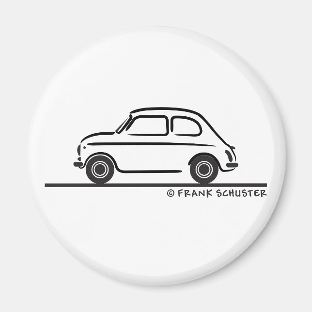 Fiat 500 Cinquecento Magnet (Front)