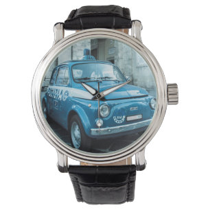 Fiat 500 Cinquecento Police in Rome, Italy, watch