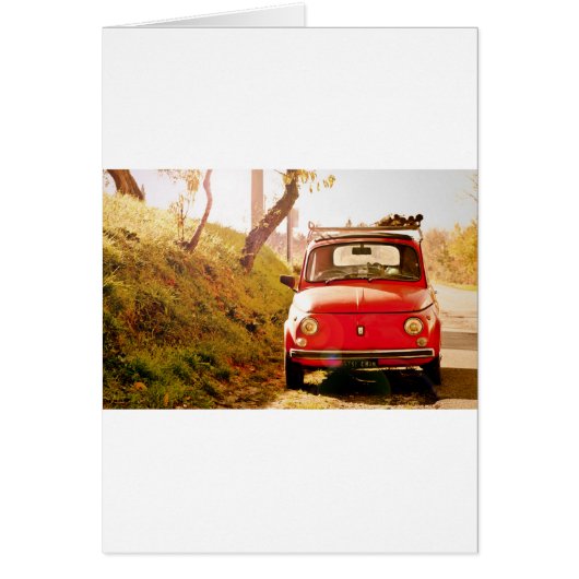 Fiat 500 in Italy Cards (Front)