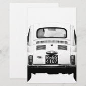 Fiat 500 in Rome, Italy. (Front/Back)