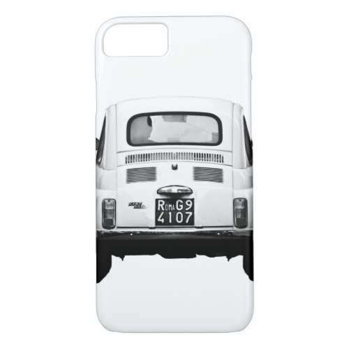 Fiat 500 in Rome Italy iPhone 87 Case