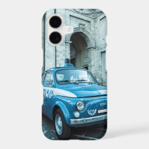 Fiat 500 Police car iPhone 7 case in Italy, Rome