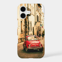 Fiat 500 Red in Italy, Tuscany iPhone 7 case,