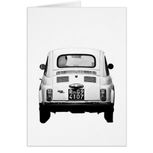 Fiat 500 Rome Cards