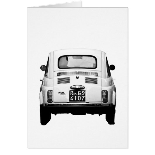 Fiat 500 Rome Cards (Front)