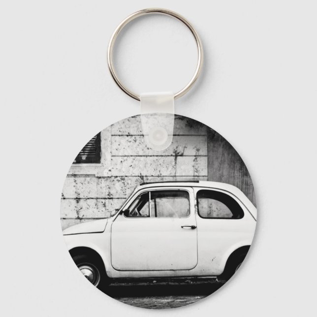 Fiat 500 Rome Keychain (Front)