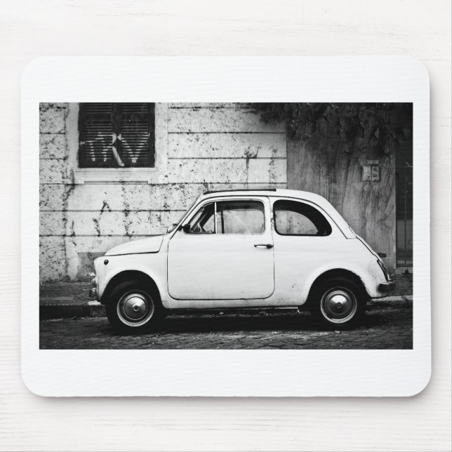 Fiat 500 Rome Mouse Pad (Front)