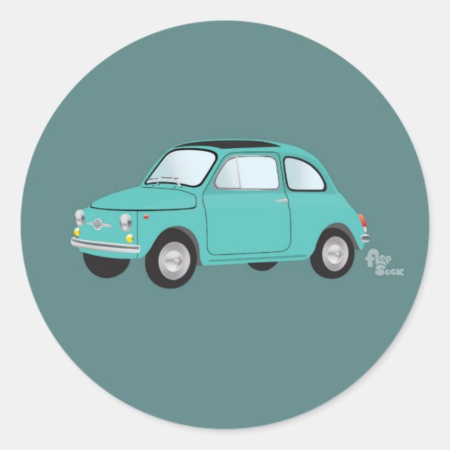 Fiat 500 Sticker (Front)