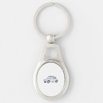 Fiat 500 Topolino Keychain by PNGDesign at Zazzle