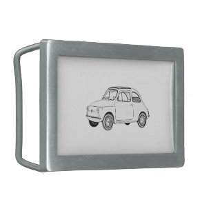 Fiat 500 Topolino Rectangular Belt Buckle