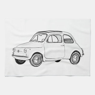 Fiat 500 Topolino Towel