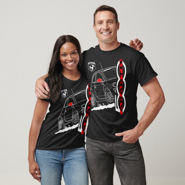 Fiat Abarth 500 T-Shirt | Zazzle