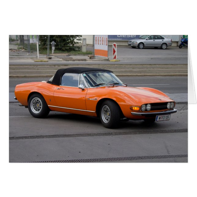 Fiat Dino Spider Cards (Front Horizontal)