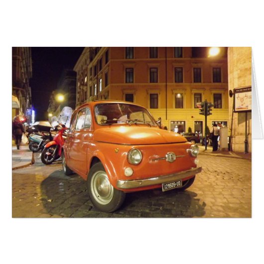 Fiat in Rome Cards (Front Horizontal)