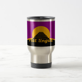 Fiat Lingua on Flag Travel Mug