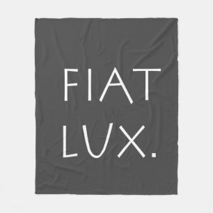 Fiat Lux Fleece Blanket