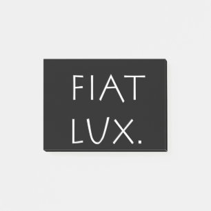 Fiat Lux Post-it Notes