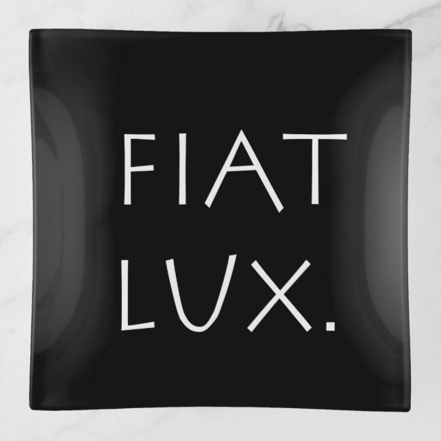 Fiat Lux Trinket Tray (Front)