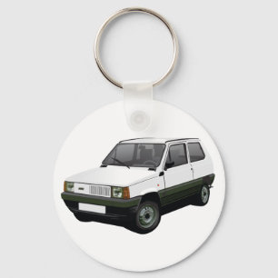 Fiat Panda 30/45 Mk1 (Tipo 141) white Keychain