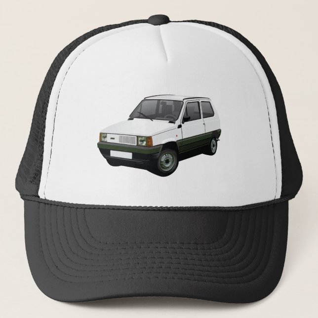 Fiat Panda 45 mk1 white Trucker Hat (Front)