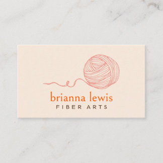 Fiber Artist Modern Yarn Business Card