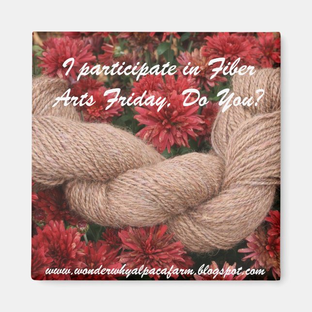 Fiber Arts Friday Magnet (Front)