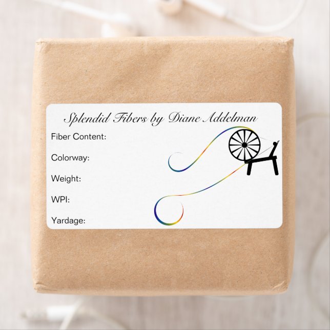 Fiber Arts Yarn ID Label Design (Insitu)