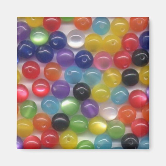 Fiber Optic Beads Magnet (Front)