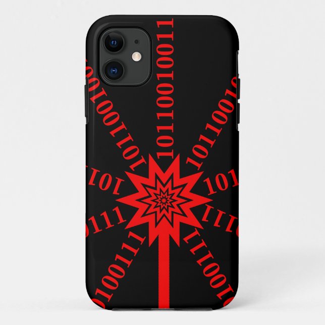 Fiber Optic Data Burst Case-Mate iPhone Case (Back)