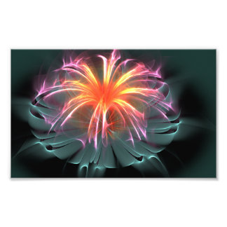 Fiber Optic Flower (wide) Photo Print
