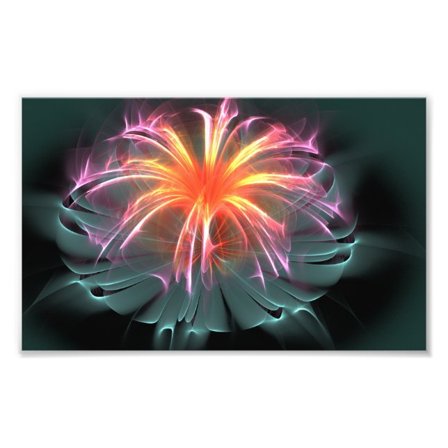 Fiber Optic Flower (wide) Photo Print (Front)
