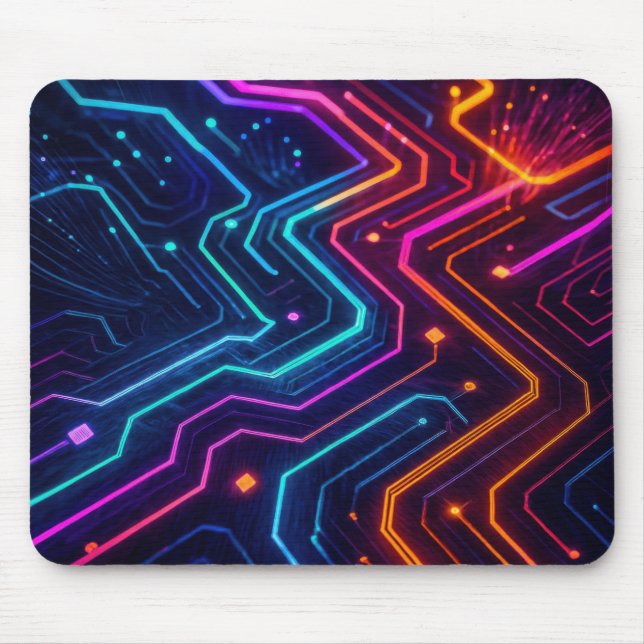 Fiber Optic Pattern Mouse Pad (Front)