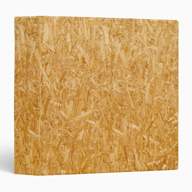 Fiberboard Texture 3 Ring Binder (Front/Spine)