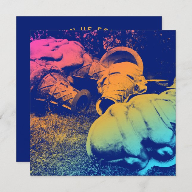 fiberglass summer ice cream cones invitation (Front/Back)